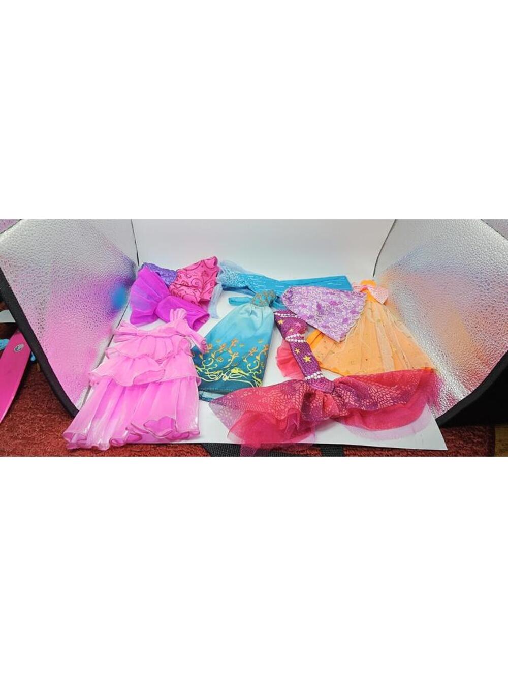 Mattel Lot of 9 Doll Clothing - Dresses and Skirt